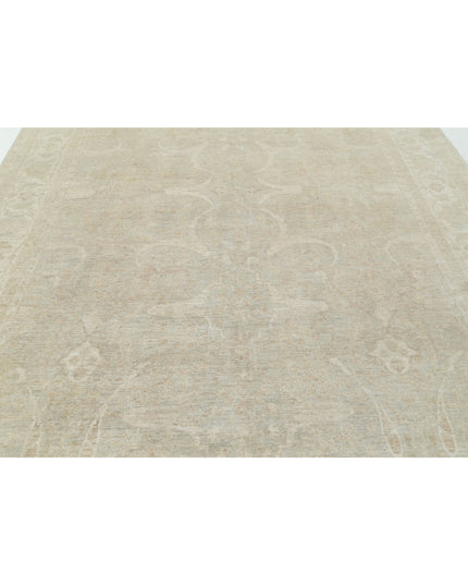 Serenity 8' 11" X 11' 2" Hand Knotted Wool Rug 8' 11" X 11' 2" (272 X 340) / Grey / Wool