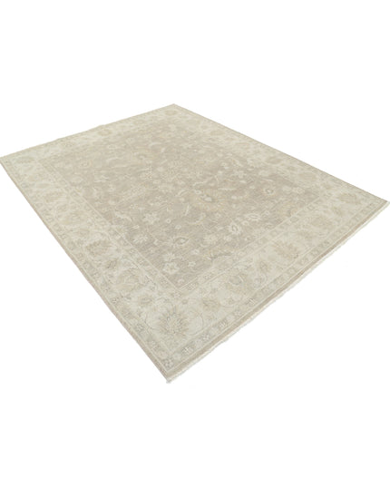 Serenity 6' 4" X 8' 0" Hand Knotted Wool Rug 6' 4" X 8' 0" (193 X 244) / Taupe / Wool