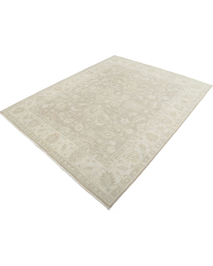 Serenity 6' 4" X 8' 0" Hand Knotted Wool Rug 6' 4" X 8' 0" (193 X 244) / Taupe / Wool