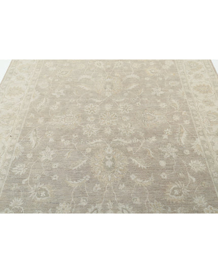 Serenity 6' 4" X 8' 0" Hand Knotted Wool Rug 6' 4" X 8' 0" (193 X 244) / Taupe / Wool