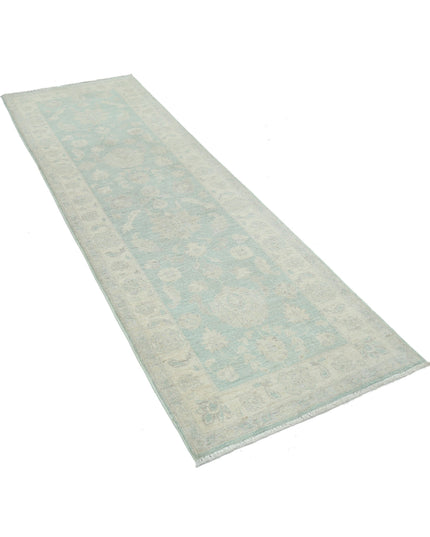 Serenity 2' 7" X 8' 0" Hand Knotted Wool Rug 2' 7" X 8' 0" (79 X 244) / Green / Wool