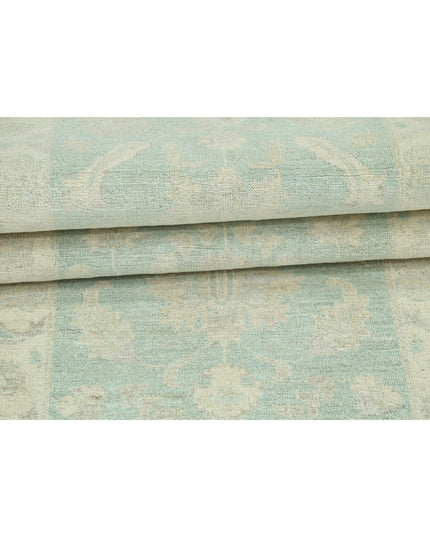 Serenity 2' 7" X 8' 0" Hand Knotted Wool Rug 2' 7" X 8' 0" (79 X 244) / Green / Wool