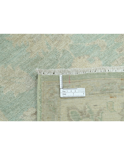 Serenity 2' 7" X 8' 0" Hand Knotted Wool Rug 2' 7" X 8' 0" (79 X 244) / Green / Wool