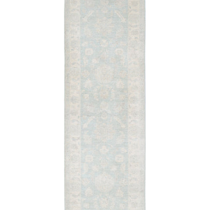Serenity 2' 7" X 8' 0" Hand Knotted Wool Rug 2' 7" X 8' 0" (79 X 244) / Green / Wool