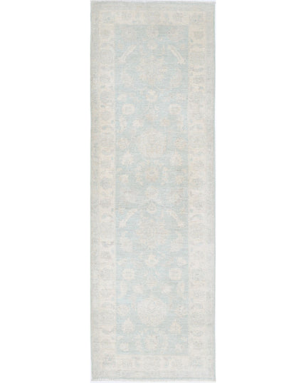 Serenity 2' 7" X 8' 0" Hand Knotted Wool Rug 2' 7" X 8' 0" (79 X 244) / Green / Wool