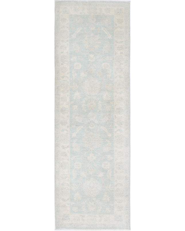 Serenity 2' 7" X 8' 0" Hand Knotted Wool Rug 2' 7" X 8' 0" (79 X 244) / Green / Wool