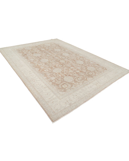 Serenity 8' 1" X 10' 11" Hand Knotted Wool Rug 8' 1" X 10' 11" (246 X 333) / Taupe / Wool