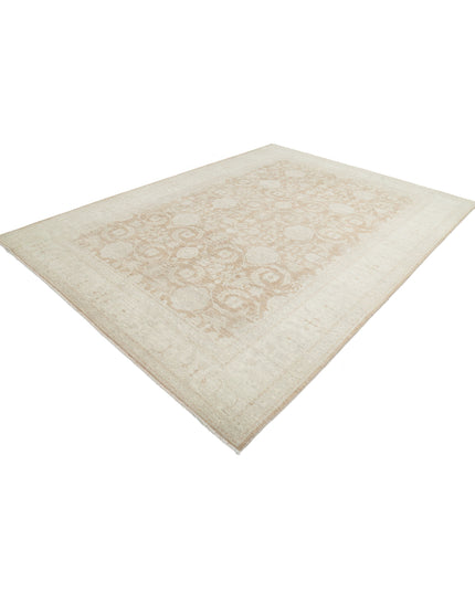 Serenity 8' 1" X 10' 11" Hand Knotted Wool Rug 8' 1" X 10' 11" (246 X 333) / Taupe / Wool