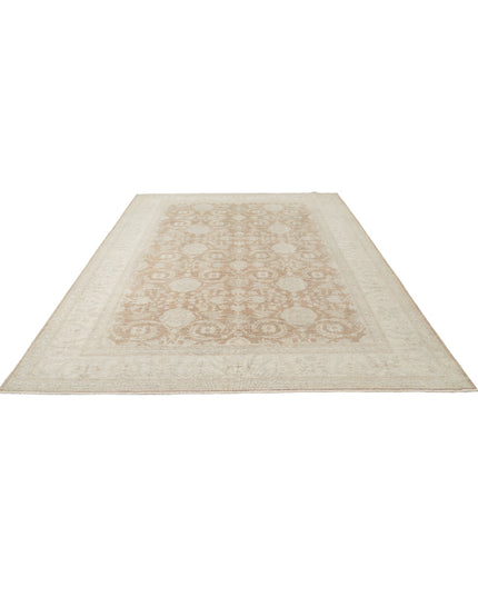 Serenity 8' 1" X 10' 11" Hand Knotted Wool Rug 8' 1" X 10' 11" (246 X 333) / Taupe / Wool