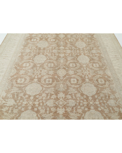 Serenity 8' 1" X 10' 11" Hand Knotted Wool Rug 8' 1" X 10' 11" (246 X 333) / Taupe / Wool