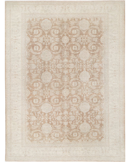 Serenity 8' 1" X 10' 11" Hand Knotted Wool Rug 8' 1" X 10' 11" (246 X 333) / Taupe / Wool