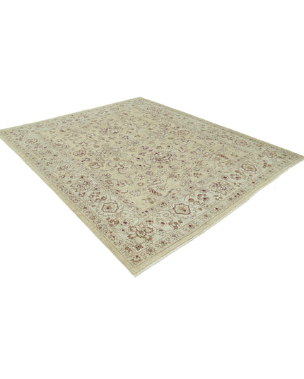 Serenity 7' 10" X 9' 4" Hand Knotted Wool Rug 7' 10" X 9' 4" (239 X 284) / Beige / Wool