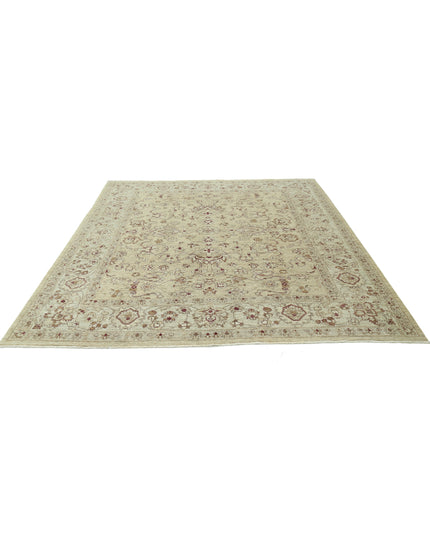 Serenity 7' 10" X 9' 4" Hand Knotted Wool Rug 7' 10" X 9' 4" (239 X 284) / Beige / Wool
