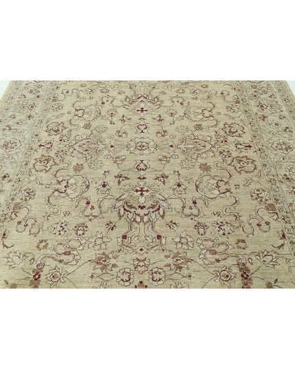Serenity 7' 10" X 9' 4" Hand Knotted Wool Rug 7' 10" X 9' 4" (239 X 284) / Beige / Wool