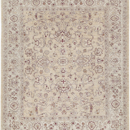 Serenity 7' 10" X 9' 4" Hand Knotted Wool Rug 7' 10" X 9' 4" (239 X 284) / Beige / Wool