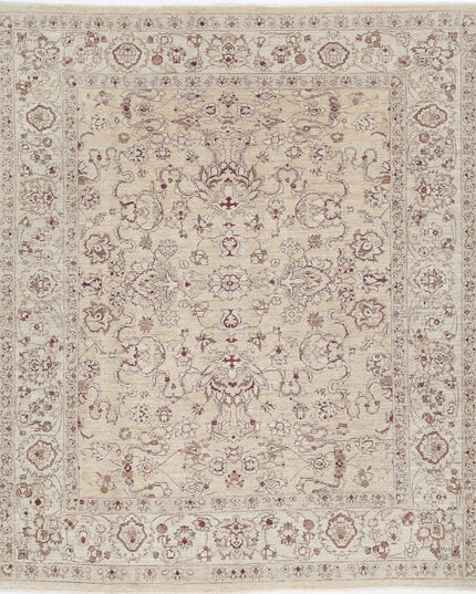 Serenity 7' 10" X 9' 4" Hand Knotted Wool Rug 7' 10" X 9' 4" (239 X 284) / Beige / Wool