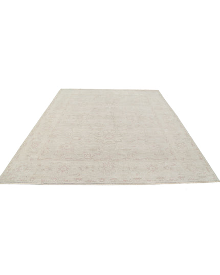 Serenity 8' 0" X 9' 5" Hand Knotted Wool Rug 8' 0" X 9' 5" (244 X 287) / Grey / Wool