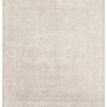 Serenity 8' 0" X 9' 5" Hand Knotted Wool Rug 8' 0" X 9' 5" (244 X 287) / Grey / Wool