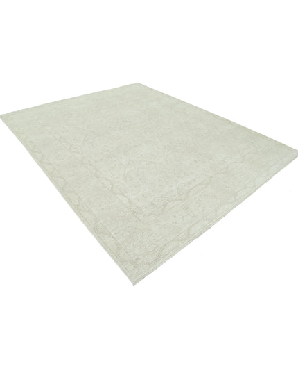 Serenity 7' 9" X 9' 9" Hand Knotted Wool Rug 7' 9" X 9' 9" (236 X 297) / Ivory / Wool