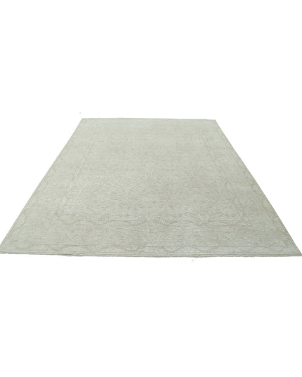 Serenity 7' 9" X 9' 9" Hand Knotted Wool Rug 7' 9" X 9' 9" (236 X 297) / Ivory / Wool