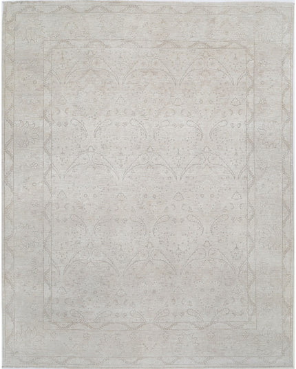 Serenity 7' 9" X 9' 9" Hand Knotted Wool Rug 7' 9" X 9' 9" (236 X 297) / Ivory / Wool
