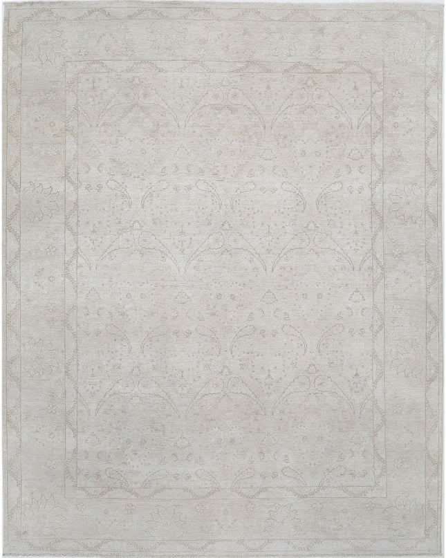 Serenity 7' 9" X 9' 9" Hand Knotted Wool Rug 7' 9" X 9' 9" (236 X 297) / Ivory / Wool