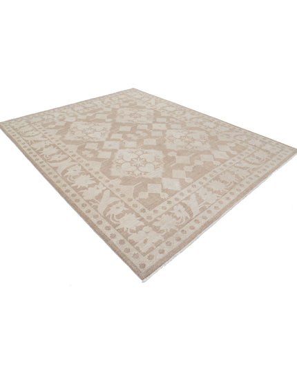 Serenity 7' 10" X 9' 9" Hand Knotted Wool Rug 7' 10" X 9' 9" (239 X 297) / Taupe / Wool