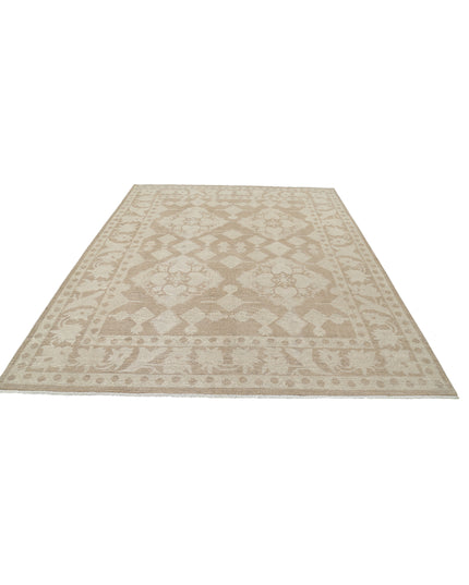 Serenity 7' 10" X 9' 9" Hand Knotted Wool Rug 7' 10" X 9' 9" (239 X 297) / Taupe / Wool