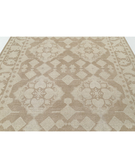 Serenity 7' 10" X 9' 9" Hand Knotted Wool Rug 7' 10" X 9' 9" (239 X 297) / Taupe / Wool