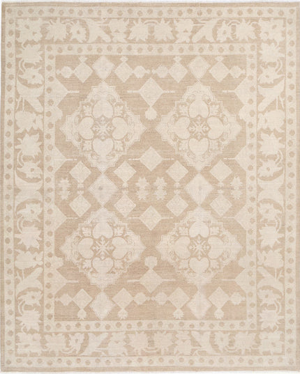 Serenity 7' 10" X 9' 9" Hand Knotted Wool Rug 7' 10" X 9' 9" (239 X 297) / Taupe / Wool