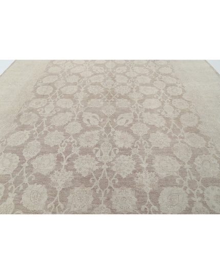 Serenity 11' 6" X 14' 11" Hand Knotted Wool Rug 11' 6" X 14' 11" (351 X 455) / Taupe / Wool