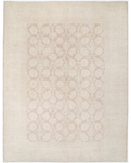 Serenity 11' 6" X 14' 11" Hand Knotted Wool Rug 11' 6" X 14' 11" (351 X 455) / Taupe / Wool
