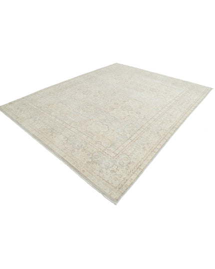 Serenity 9' 0" X 11' 3" Hand Knotted Wool Rug 9' 0" X 11' 3" (274 X 343) / Blue / Wool