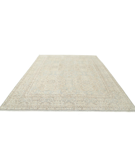 Serenity 9' 0" X 11' 3" Hand Knotted Wool Rug 9' 0" X 11' 3" (274 X 343) / Blue / Wool