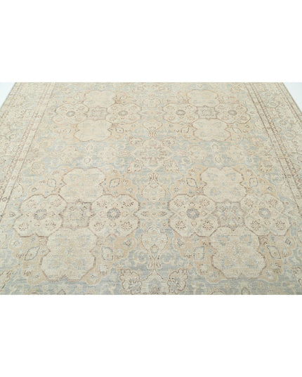 Serenity 9' 0" X 11' 3" Hand Knotted Wool Rug 9' 0" X 11' 3" (274 X 343) / Blue / Wool