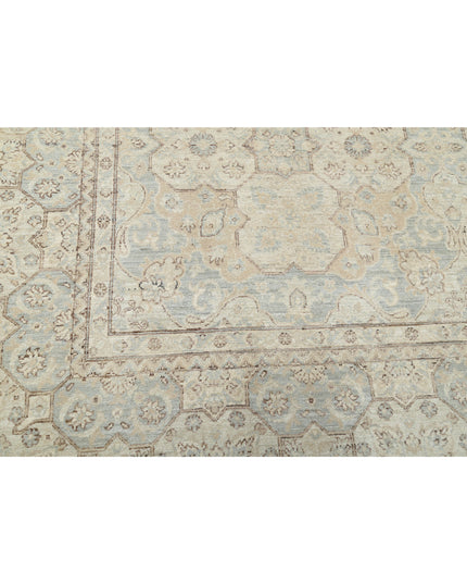 Serenity 9' 0" X 11' 3" Hand Knotted Wool Rug 9' 0" X 11' 3" (274 X 343) / Blue / Wool