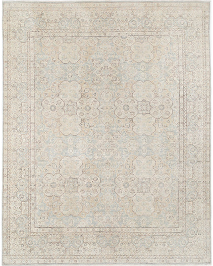 Serenity 9' 0" X 11' 3" Hand Knotted Wool Rug 9' 0" X 11' 3" (274 X 343) / Blue / Wool