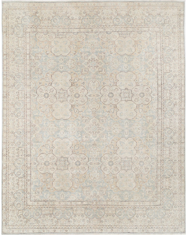 Serenity 9' 0" X 11' 3" Hand Knotted Wool Rug 9' 0" X 11' 3" (274 X 343) / Blue / Wool
