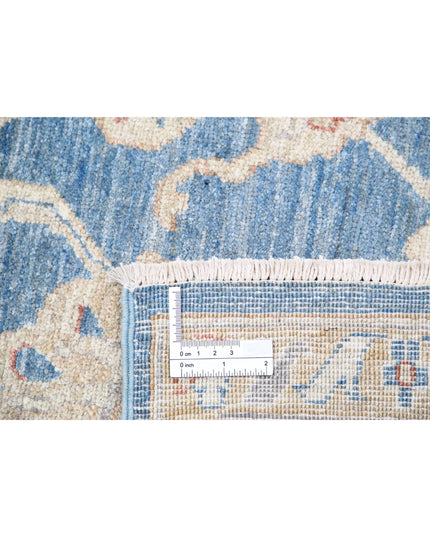 Serenity 9' 2" X 10' 0" Hand Knotted Wool Rug 9' 2" X 10' 0" (280 X 305) / Blue / Wool