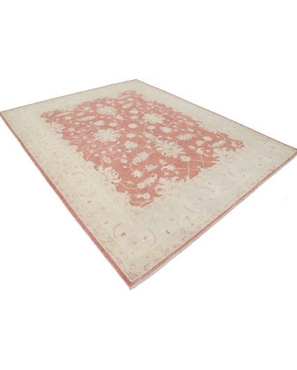 Serenity 8' 0" X 9' 11" Hand Knotted Wool Rug 8' 0" X 9' 11" (244 X 302) / Red / Wool