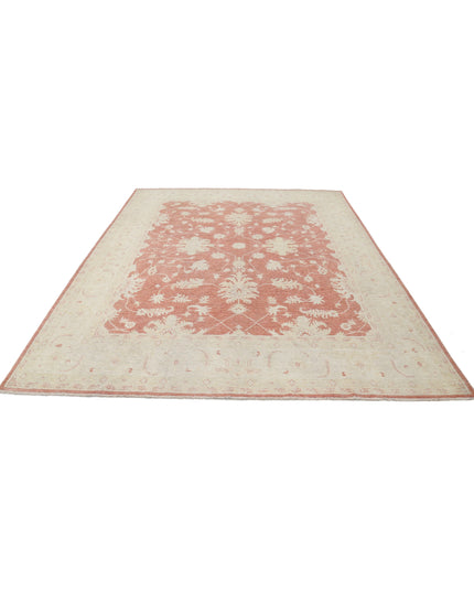 Serenity 8' 0" X 9' 11" Hand Knotted Wool Rug 8' 0" X 9' 11" (244 X 302) / Red / Wool