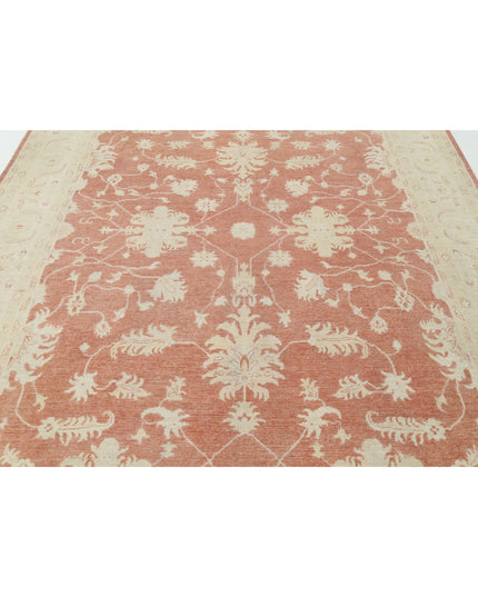 Serenity 8' 0" X 9' 11" Hand Knotted Wool Rug 8' 0" X 9' 11" (244 X 302) / Red / Wool