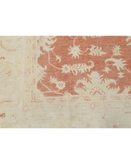 Serenity 8' 0" X 9' 11" Hand Knotted Wool Rug 8' 0" X 9' 11" (244 X 302) / Red / Wool