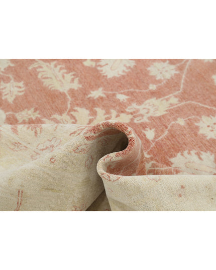 Serenity 8' 0" X 9' 11" Hand Knotted Wool Rug 8' 0" X 9' 11" (244 X 302) / Red / Wool