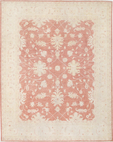 Serenity 8' 0" X 9' 11" Hand Knotted Wool Rug 8' 0" X 9' 11" (244 X 302) / Red / Wool