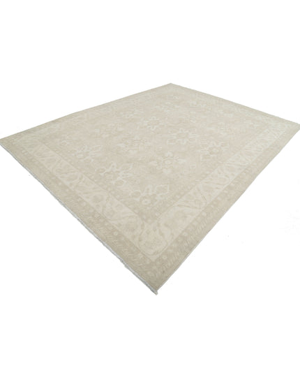 Serenity 8' 8" X 11' 4" Hand Knotted Wool Rug 8' 8" X 11' 4" (264 X 345) / Silver / Wool