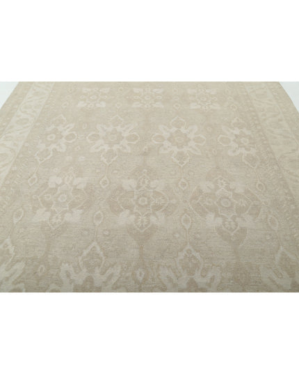Serenity 8' 8" X 11' 4" Hand Knotted Wool Rug 8' 8" X 11' 4" (264 X 345) / Silver / Wool