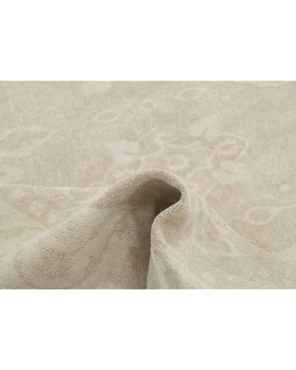Serenity 8' 8" X 11' 4" Hand Knotted Wool Rug 8' 8" X 11' 4" (264 X 345) / Silver / Wool