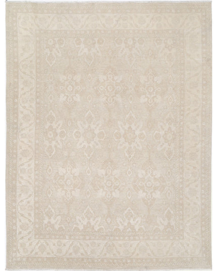 Serenity 8' 8" X 11' 4" Hand Knotted Wool Rug 8' 8" X 11' 4" (264 X 345) / Silver / Wool