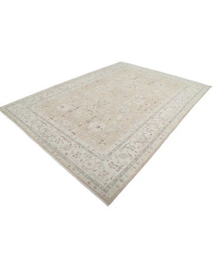 Serenity 8' 1" X 11' 2" Hand Knotted Wool Rug 8' 1" X 11' 2" (246 X 340) / Taupe / Wool